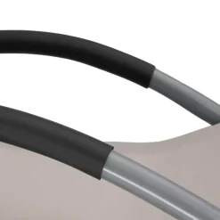 tectake Ligstoel Taya, ergonomisch, schommelfunctie, Beige