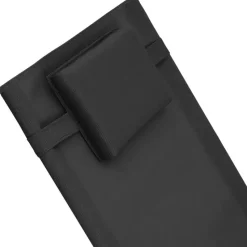 tectake Ligstoel Taya, ergonomisch, schommelfunctie, Zwart