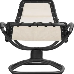 tectake Ligstoel Toulon, ergonomisch, schommelfunctie, Beige