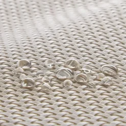 tectake Ligstoel Toulon, ergonomisch, schommelfunctie, Beige