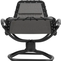 tectake Ligstoel Toulon, ergonomisch, schommelfunctie, Grijs