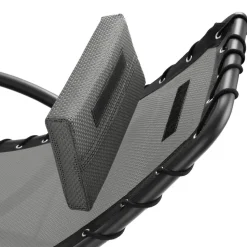 tectake Ligstoel Toulon, ergonomisch, schommelfunctie, Grijs