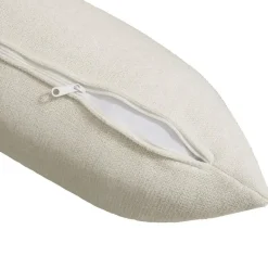 tectake Loungestoel Manuela met Weens vlechtwerk en extra kussen, Wit