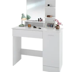 tectake Makeup-tafel Zoe , Wit