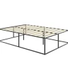 tectake Metalen bedframe Kyoto met lattenbodem, 250 kg, 140 x 200 cm, Zwart
