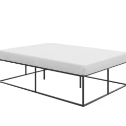 tectake Metalen bedframe Kyoto met lattenbodem, 250 kg, 140 x 200 cm, Zwart