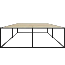 tectake Metalen bedframe Kyoto met lattenbodem, 250 kg, 140 x 200 cm, Zwart