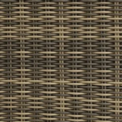 tectake Modulaire wickerset Villanova hoek rechts met aluminium frame