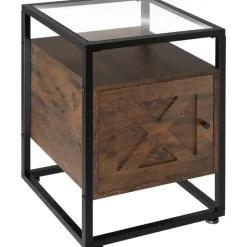 tectake Nachtkastje Kidderminster 40x43x60,5cm