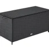 tectake Opbergbox Kuusamo met aluminium frame en wielen 297l, 117x54x64cm