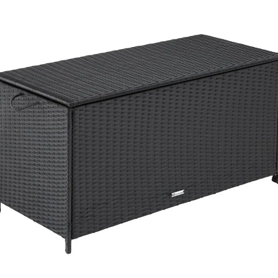 tectake Opbergbox Kuusamo met aluminium frame en wielen 297l, 117x54x64cm