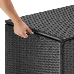 tectake Opbergbox Kuusamo met aluminium frame en wielen 297l, 117x54x64cm