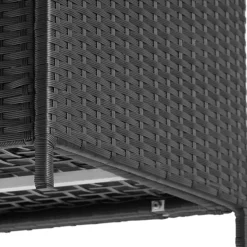 tectake Opbergbox Kuusamo met aluminium frame en wielen 297l, 117x54x64cm