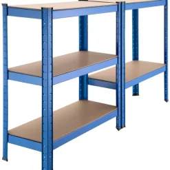 tectake Opslagrek 5 niveaus, Blauw