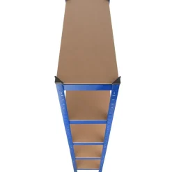 tectake Opslagrek 5 niveaus, Blauw