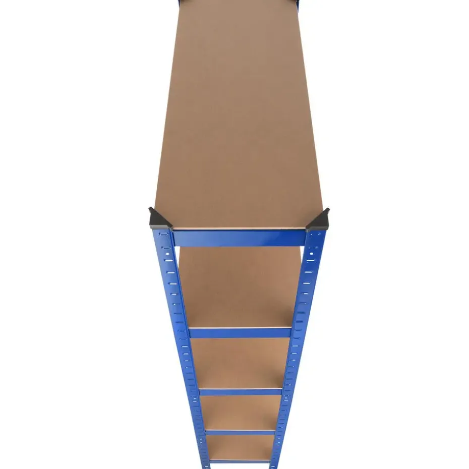 tectake Opslagrek 5 niveaus, Blauw