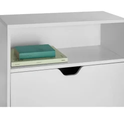 tectake Schoenenkast Calea met 2 kantelvakken voor 12 paar schoenen, Wit