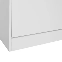 tectake Schoenenkast Calea met 2 kantelvakken voor 12 paar schoenen, Wit