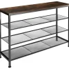 tectake Schoenenrek Portsmouth 100x30,5x72,5cm