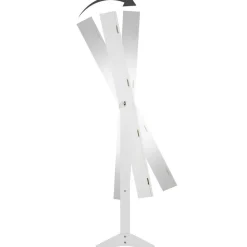 tectake Sieradenkast met spiegel, rechtopstaand, Wit