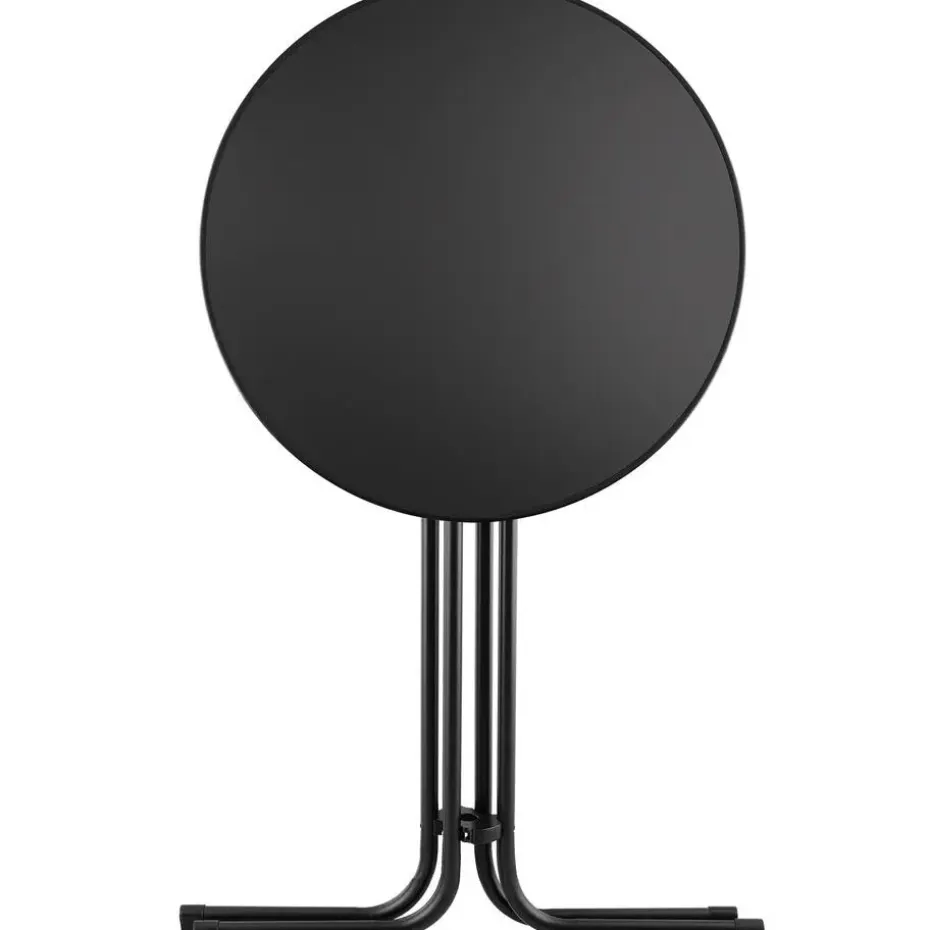 tectake Statafel Eren inklapbaar met hoes 90x110cm, Zwart