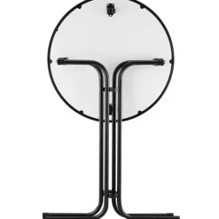 tectake Statafel Eren inklapbaar met hoes 90x110cm, Zwart