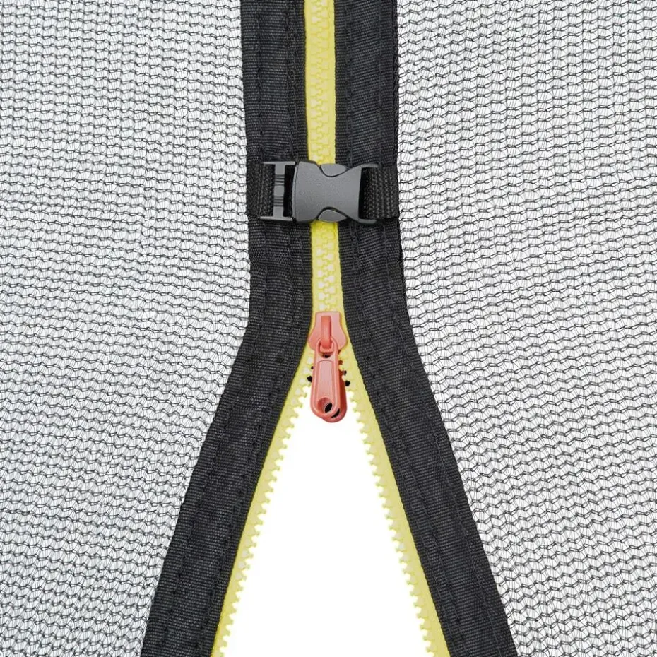 tectake Trampoline Garfunky met veiligheidsnet, Zwart/blauw