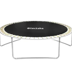 tectake Trampoline Garfunky met veiligheidsnet, Zwart/blauw