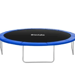 tectake Trampoline Garfunky met veiligheidsnet, Zwart/blauw