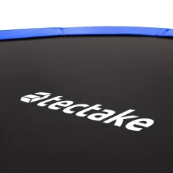 tectake Trampoline Garfunky met veiligheidsnet, Zwart/blauw