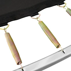 tectake Trampoline Jumpy met veiligheidsnet, Zwart/blauw