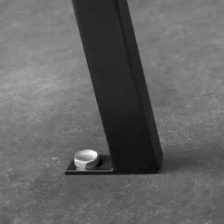 tectake Tuinbank Pino 3-zitter 126x62x81,5cm, Zwart