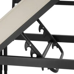 tectake Tuinloungeset Magaluf, 5in1 functie, aluminiumframe, Antraciet/grijs