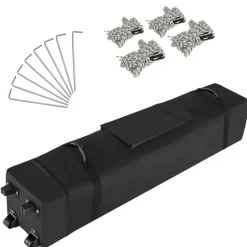 tectake Tuinpaviljoen Carabobo opvouwbaar 3,64x3,64x2,94m, Bruin