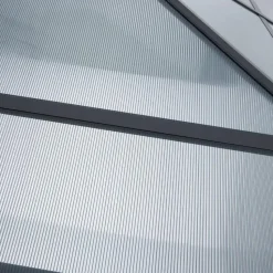 tectake Tuinpaviljoen Caracas, weerbestendig, polycarbonaat-dakplaten, Grijs