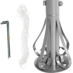 tectake Tuinpaviljoen Siana Ø 3.5m, Antraciet