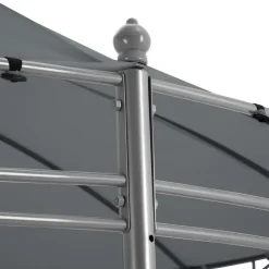 tectake Tuinpaviljoen Siana Ø 3.5m, Antraciet