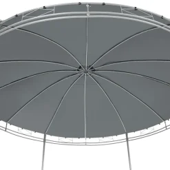 tectake Tuinpaviljoen Siana Ø 3.5m, Antraciet