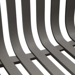 tectake Tuinstoelen Alcudia, weerbestendig, stapelbaar, Antraciet