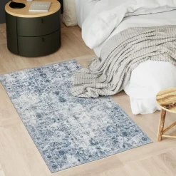 tectake® Vintage design vloerkleed Amara, laagpolig 80 x 150 cm