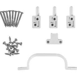 tectake Vliegenhor voor deurkozijnen - - Wit