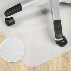 tectake Vloerbeschermende mat voor bureaustoelen, Wit