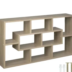 tectake Wandkast Kassandra , Licht Hout, Eiken Sonoma