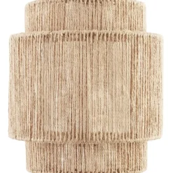 tectake Wandlamp Lignea Lux van jute in boho-stijl, 40W, Natuur