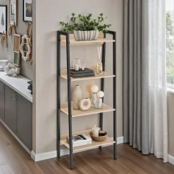 tectake Wandrek, Industrieel Licht Hout, Eiken Sonoma