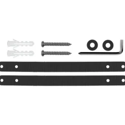 tectake Wandrek Westport 62x24x165,5cm, Industrieel Licht Hout, Eiken Sonoma