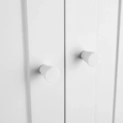 tectake Wastafelonderkast Jasper, 2 vakken, draagkracht 35 kg, Wit