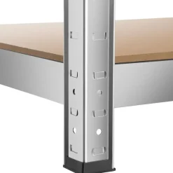 tectake Werkplaatsrek, Zilver