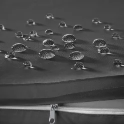 tectake Wicker ligbed met wielen, Natuur/donkergrijs