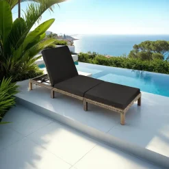 tectake Wicker ligbed Sofia, Natuur